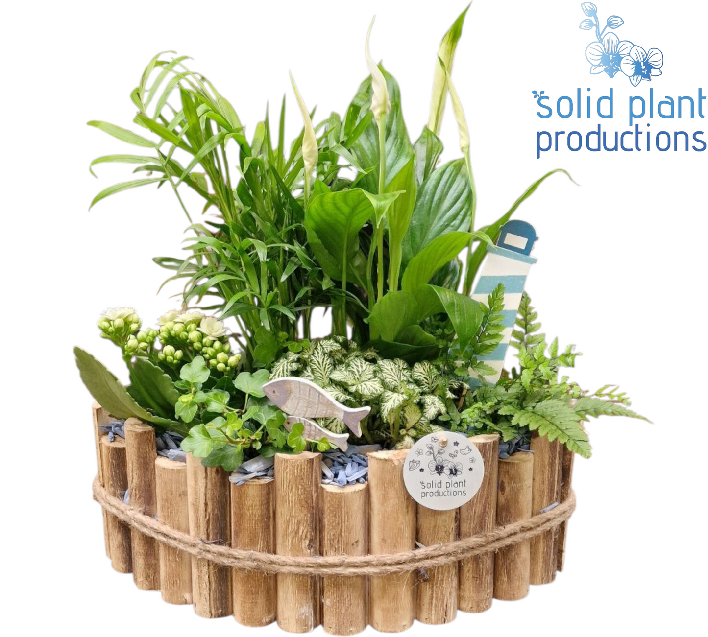 HSC006 Napoli Large Blue Maritiem 40cm 35cm Pot