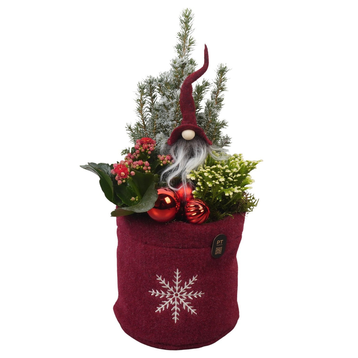 Christmas arrangement 38cm 17cm Pot
