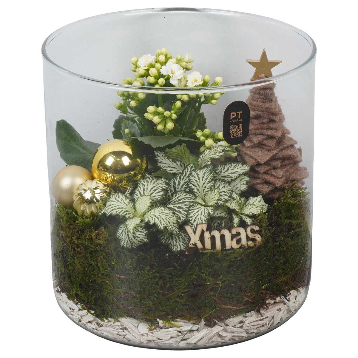 Christmas arrangement 19cm 19cm Pot
