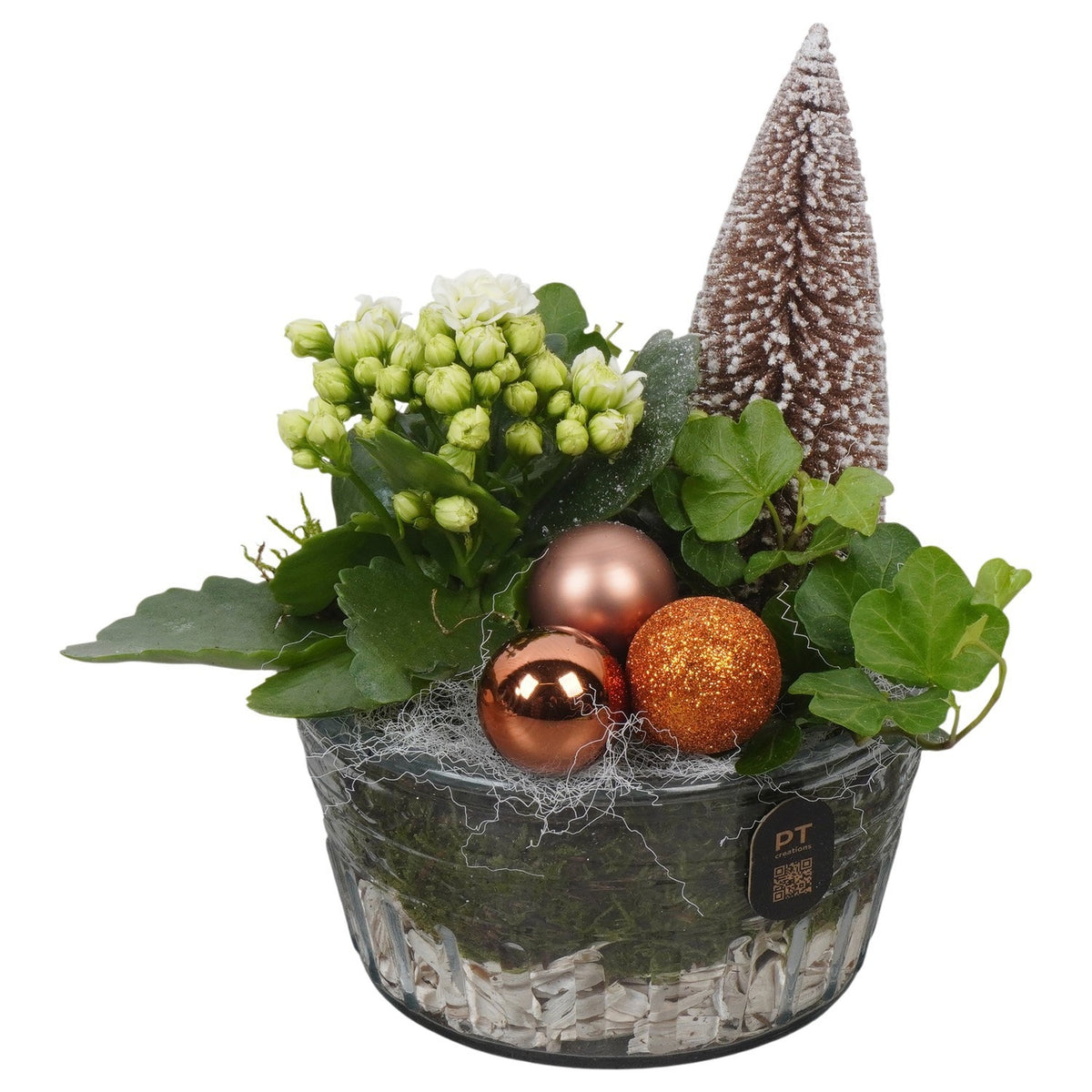 Christmas arrangement 19cm 14cm Pot
