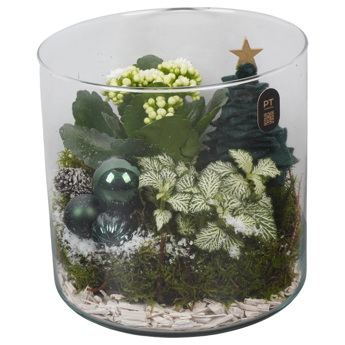 Christmas arrangement 19cm 19cm Pot