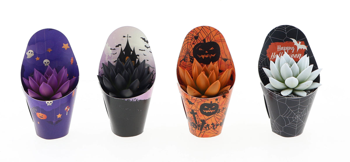 Potcover halloween rainbow mix 8cm 5.5cm Pot