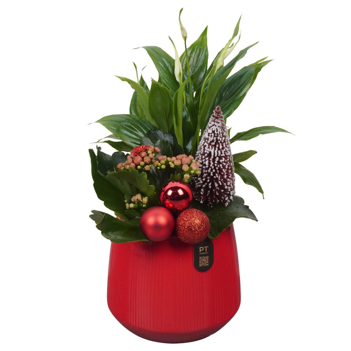 Christmas arrangement 32cm 12cm Pot