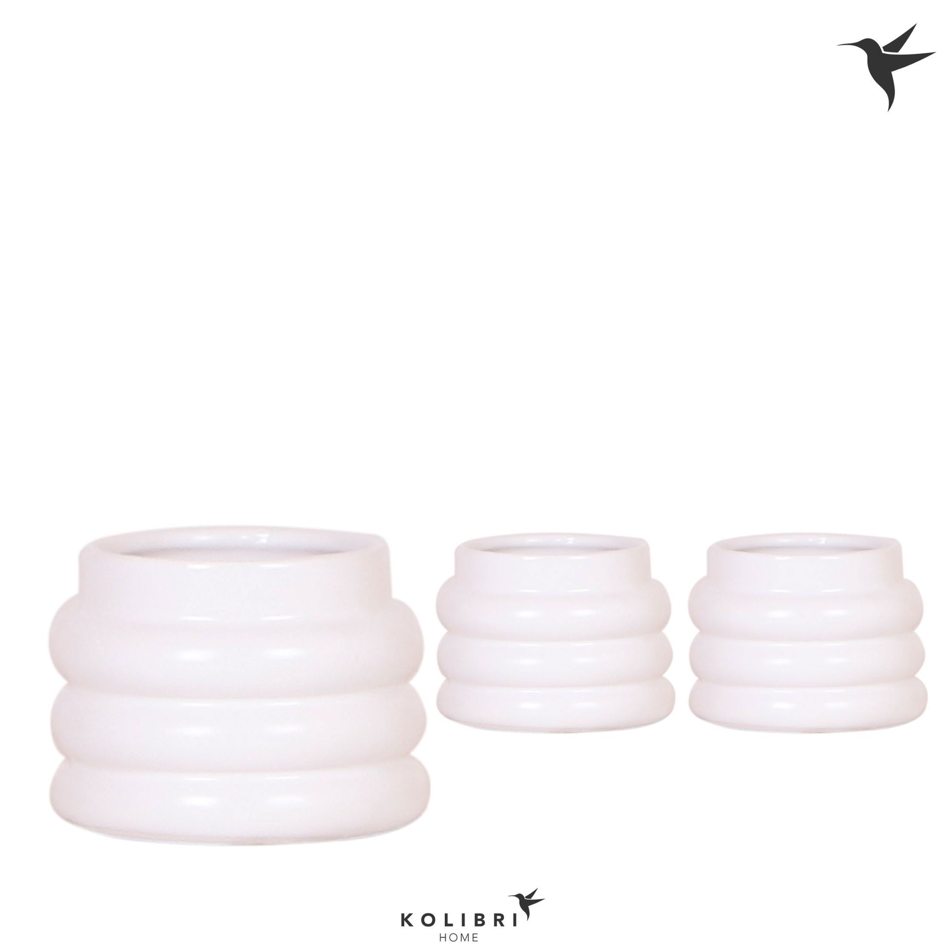 Kolibri Home Bubble pot white 7cm 6cm Pot