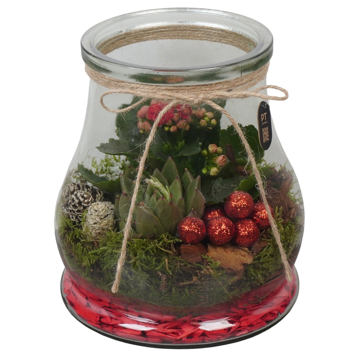 Christmas arrangement 18cm 16cm Pot