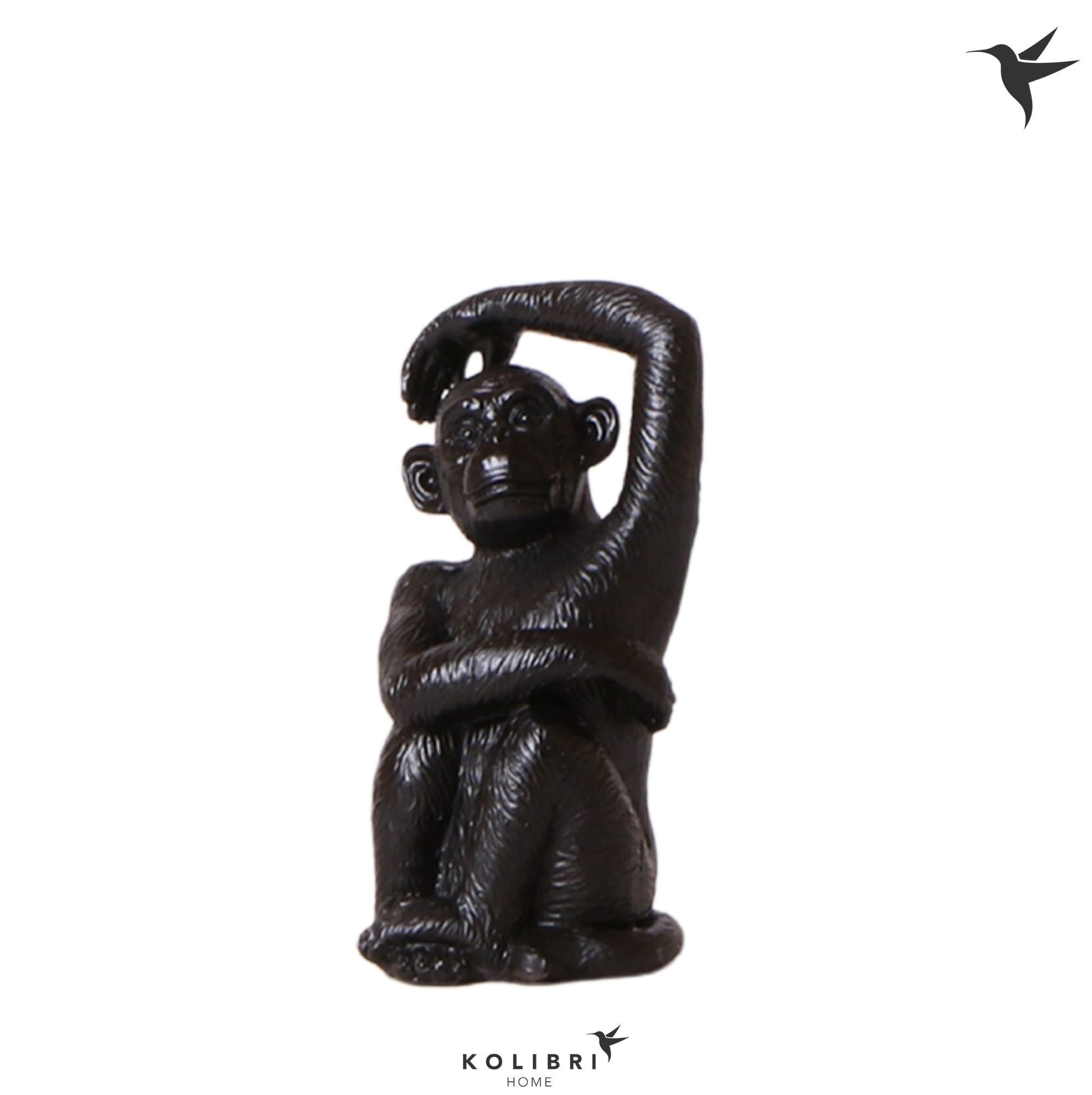 Kolibri Home Monkey Sitting black 12cm 12cm Pot