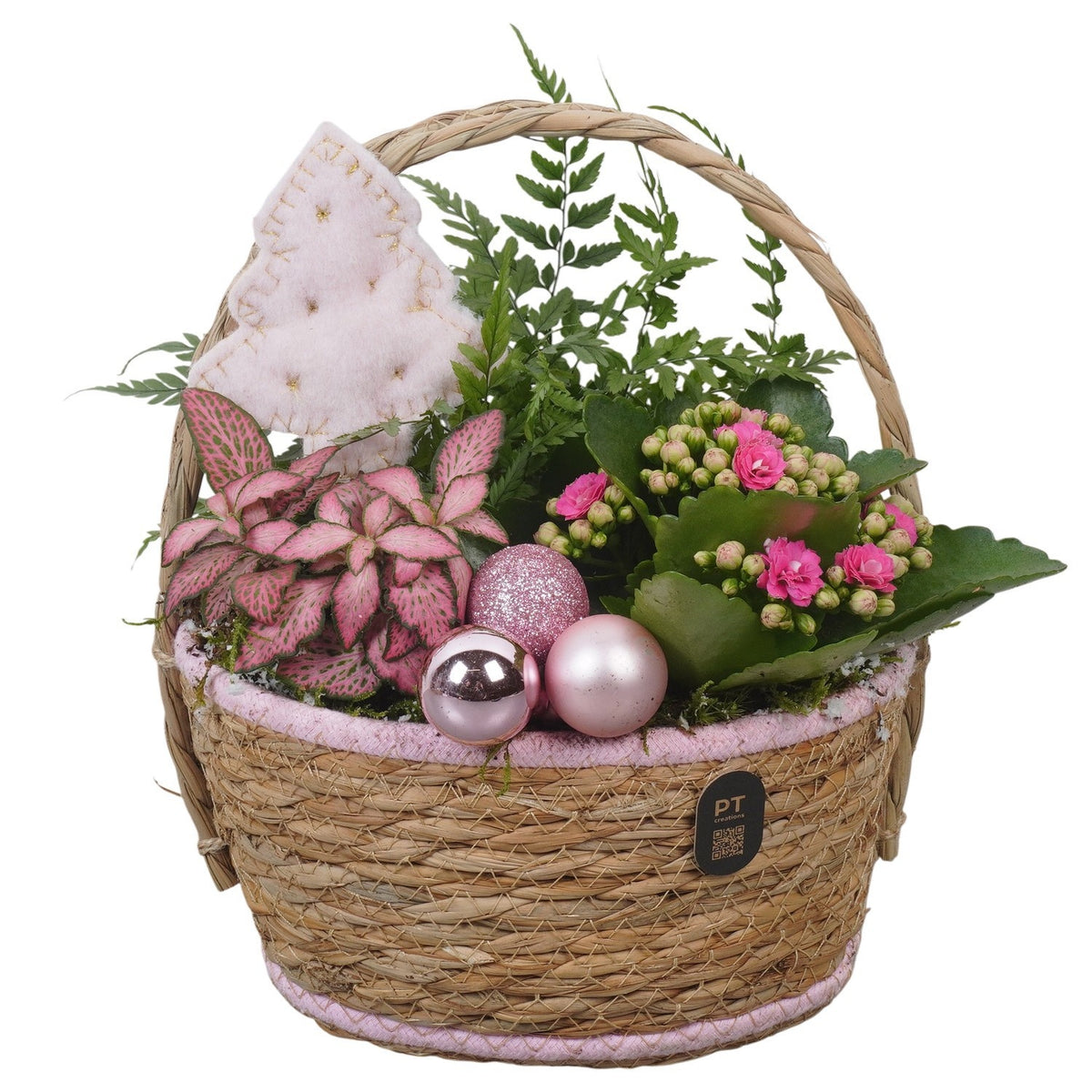 Christmas arrangement 26cm 20cm Pot