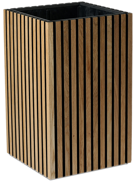 Acoustic Plant Pot 100cm Height 48cm Dia Planter Wood Square