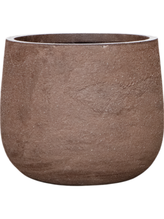 Baq Algar Plant Pot 29cm Height 27cm Dia Darcy Brown
