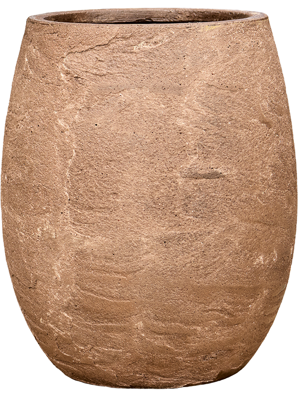 Baq Algar Plant Pot 36cm Height 20cm Dia Balloon Brown