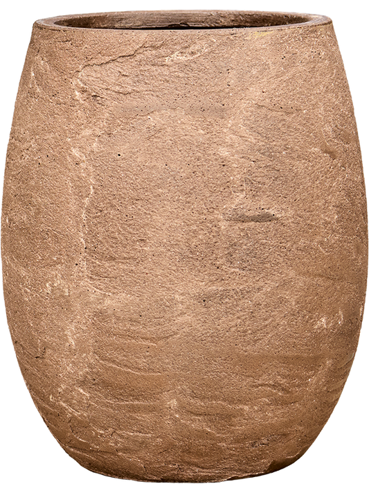 Baq Algar Plant Pot 36cm Height 20cm Dia Balloon Brown