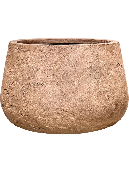 Baq Algar Plant Pot 34cm Height 36cm Dia Darcy Low Brown