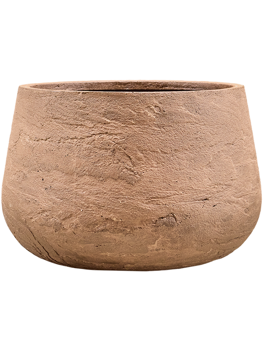 Baq Algar Plant Pot 46cm Height 53cm Dia Darcy Low Brown