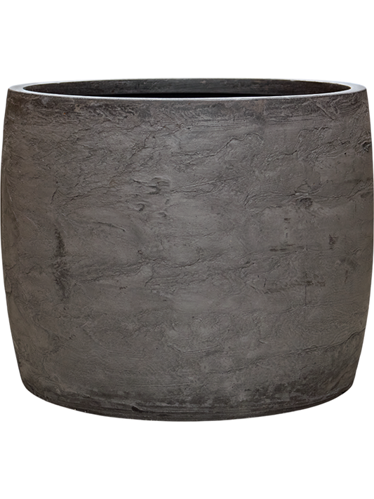 Baq Algar Plant Pot 48cm Height 52cm Dia Barrel Grey