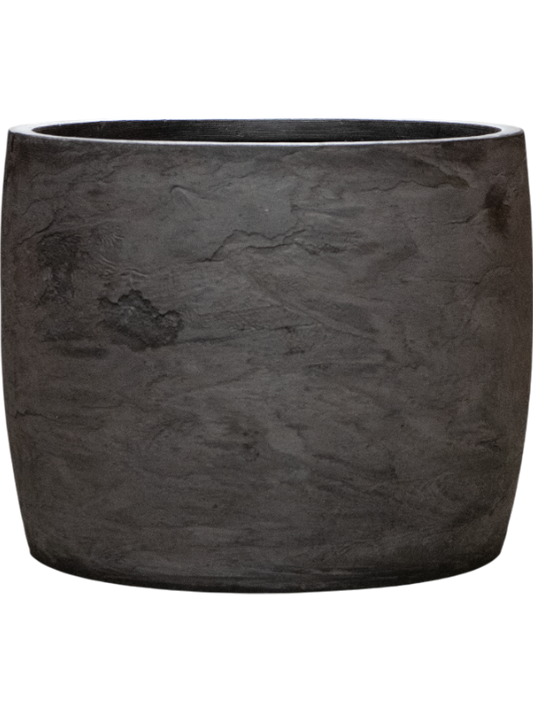 Baq Algar Plant Pot 40cm Height 43cm Dia Barrel Grey