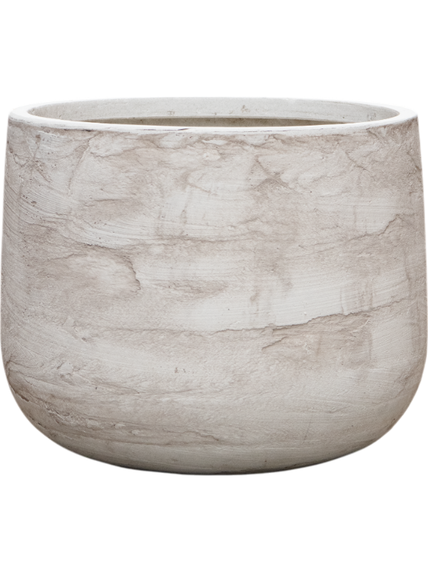 Baq Algar Plant Pot 43cm Height 46cm Dia Darcy White