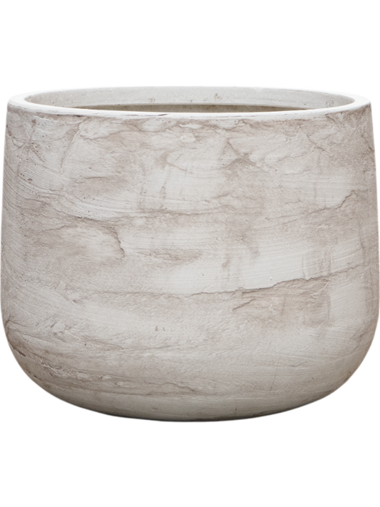 Baq Algar Plant Pot 43cm Height 46cm Dia Darcy White