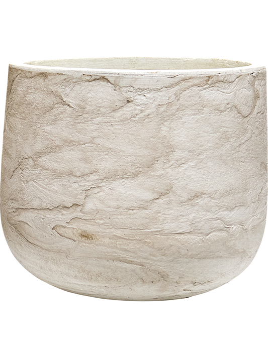 Baq Algar Plant Pot 36cm Height 36cm Dia Darcy White