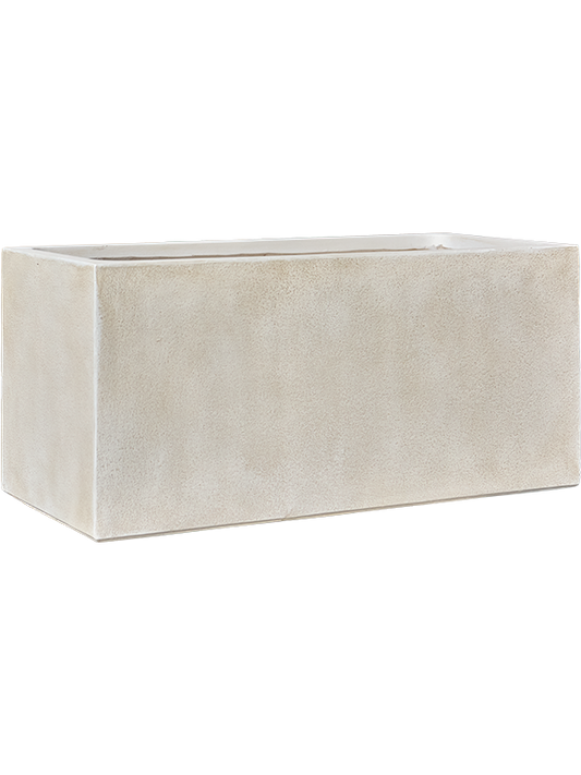 Antwerp Plant Pot 37cm Height 32cm Dia Rectangle Planter Beige