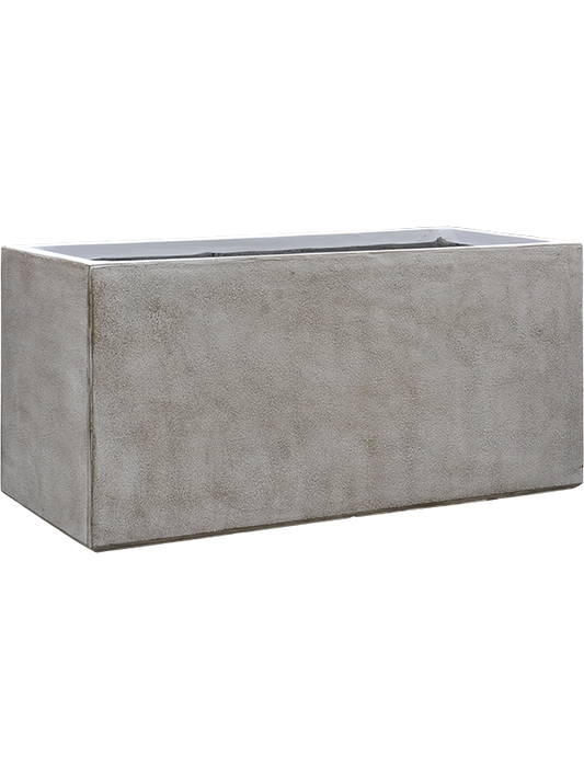 Antwerp Plant Pot 47cm Height 40cm Dia Rectangle Planter Grey Brown
