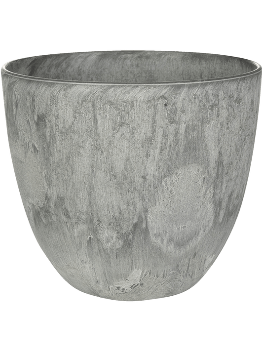 Artstone Plant Pot 15cm Height 16cm Dia Bola Pot Grey