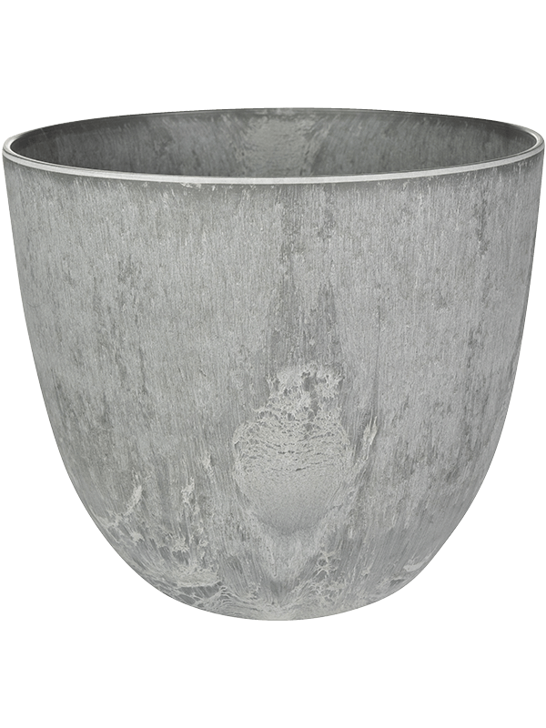 Artstone Plant Pot 20cm Height 22cm Dia Bola Pot Grey