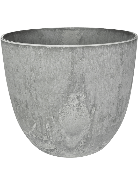 Artstone Plant Pot 20cm Height 22cm Dia Bola Pot Grey