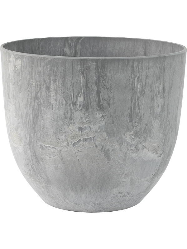 Artstone Plant Pot 29cm Height 32cm Dia Bola Pot Grey