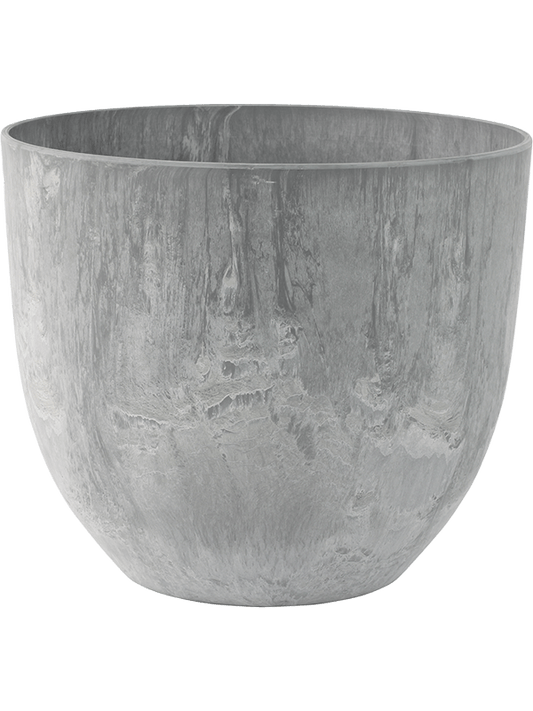 Artstone Plant Pot 29cm Height 32cm Dia Bola Pot Grey