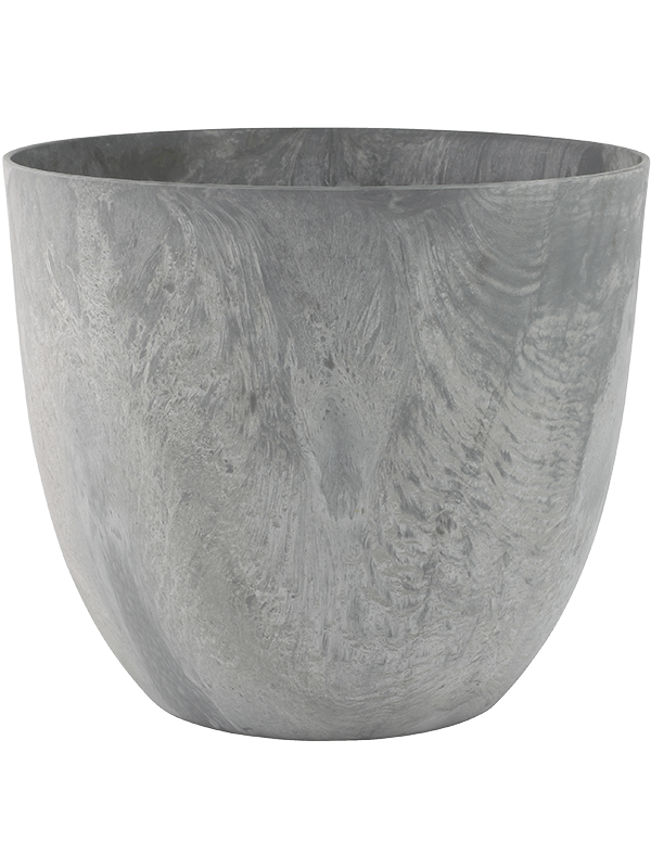Artstone Plant Pot 33cm Height 36cm Dia Bola Pot Grey