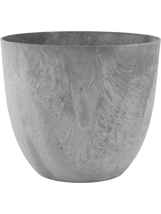 Artstone Plant Pot 38cm Height 42cm Dia Bola Pot Grey