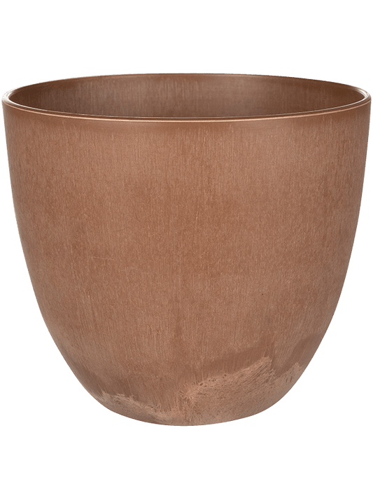 Artstone Plant Pot 15cm Height 16cm Dia Bola Pot Oak
