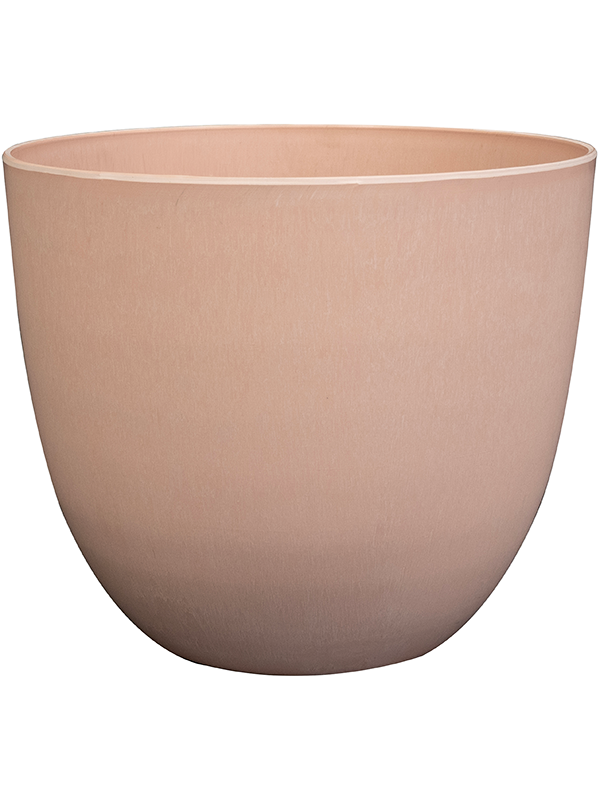 Artstone Plant Pot 20cm Height 22cm Dia Bola Pot Soft Pink