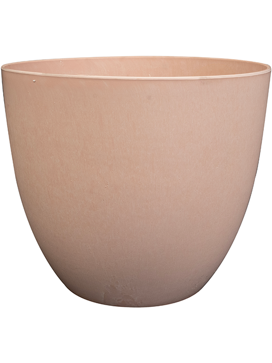 Artstone Plant Pot 24cm Height 27cm Dia Bola Pot Soft Pink