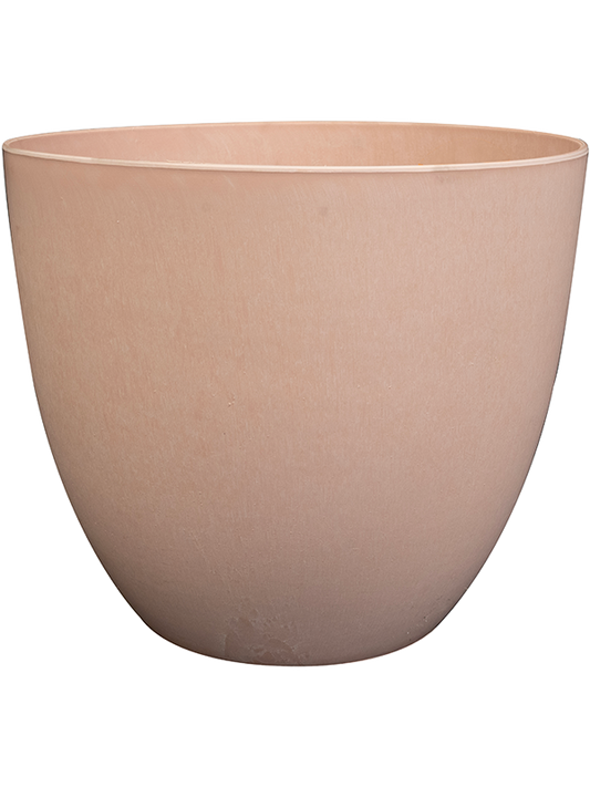 Artstone Plant Pot 29cm Height 32cm Dia Bola Pot Soft Pink