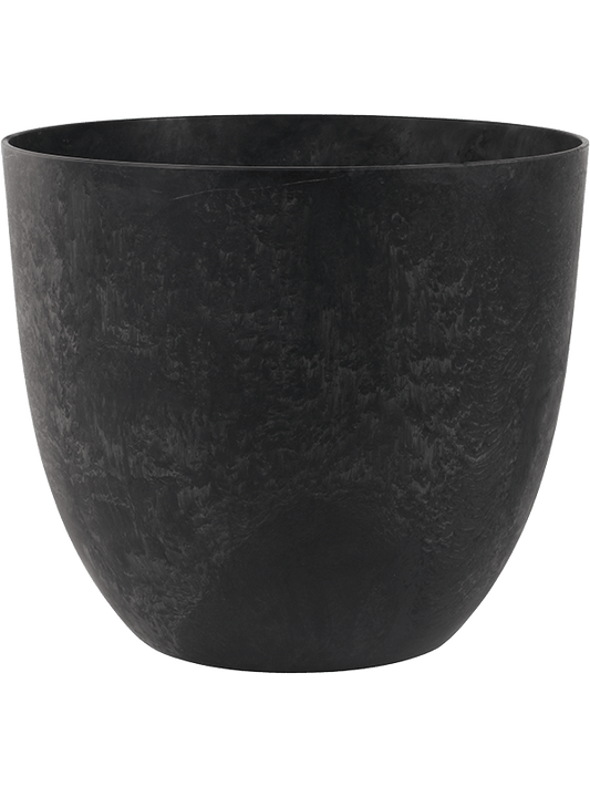Artstone Plant Pot 45cm Height 52cm Dia Bola Pot Black