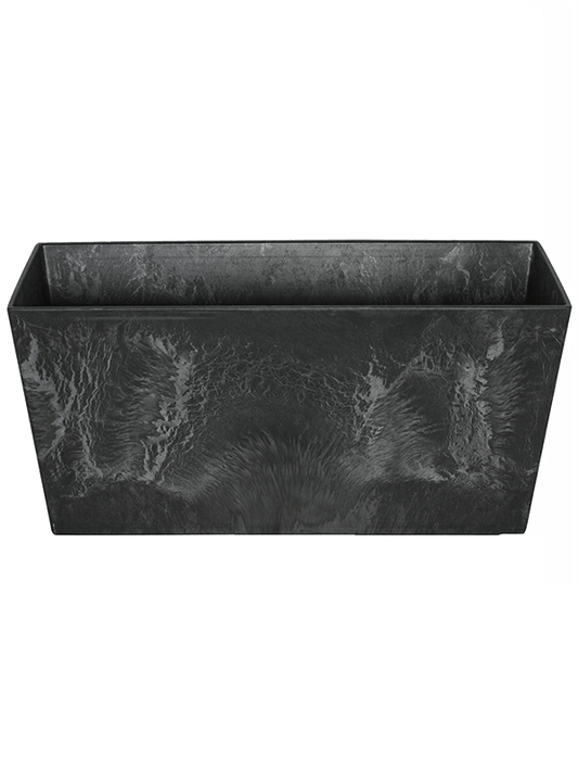 Artstone Plant Pot 17cm Height 16cm Dia Ella Balcony Black