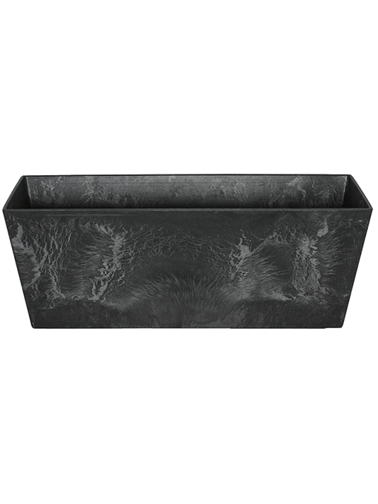 Artstone Plant Pot 17cm Height 16cm Dia Ella Balcony Black