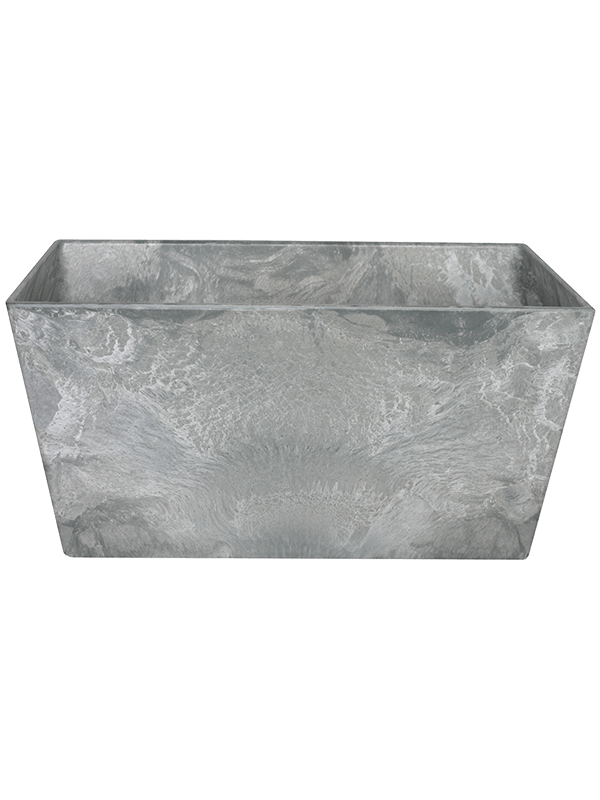 Artstone Plant Pot 14cm Height 28cm Dia Ella Bowl Grey