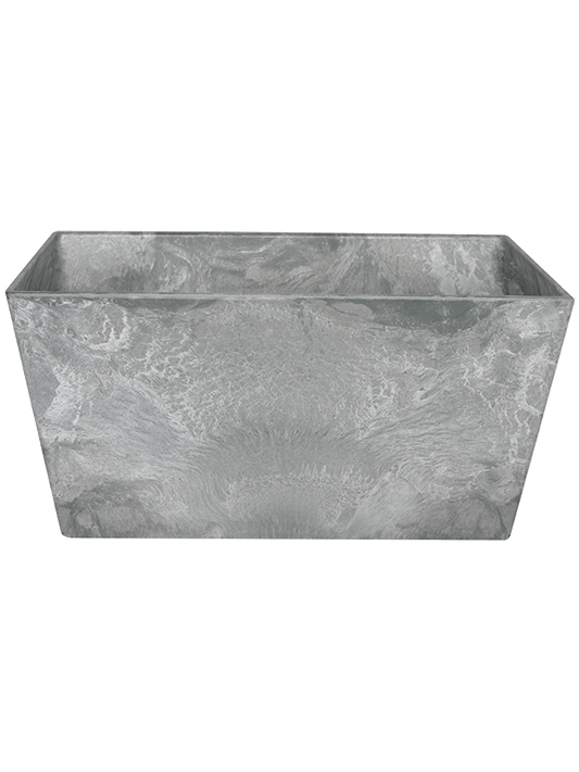 Artstone Plant Pot 14cm Height 28cm Dia Ella Bowl Grey