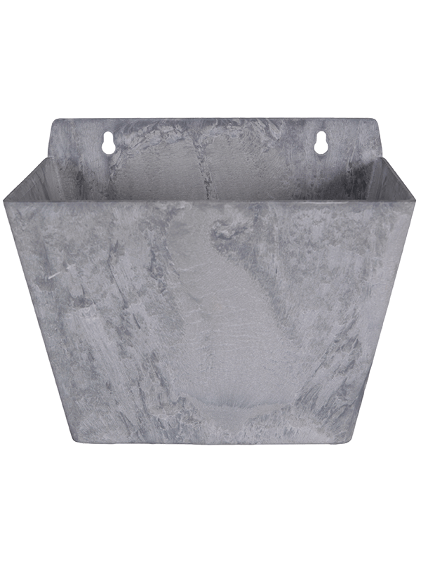 Artstone Plant Pot 18cm Height 14cm Dia Ella Wall Hanger Grey