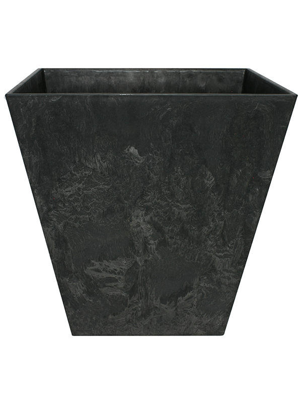 Artstone Plant Pot 15cm Height 14cm Dia Ella Pot Black