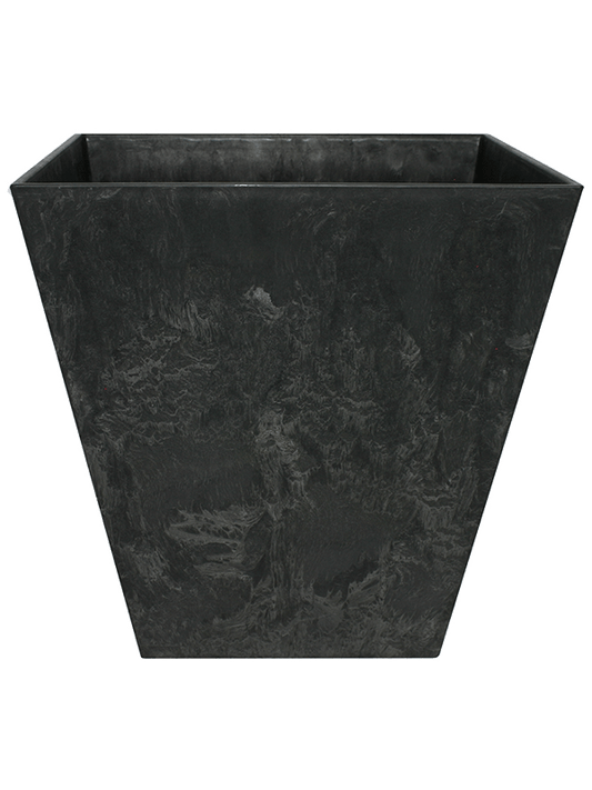 Artstone Plant Pot 15cm Height 14cm Dia Ella Pot Black