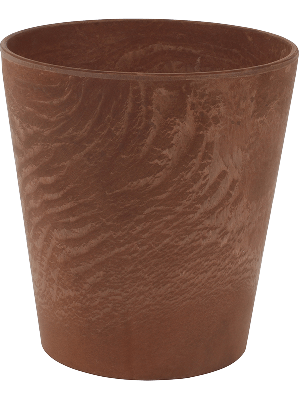 Artstone Plant Pot 14cm Height 12cm Dia Claire Pot Oak