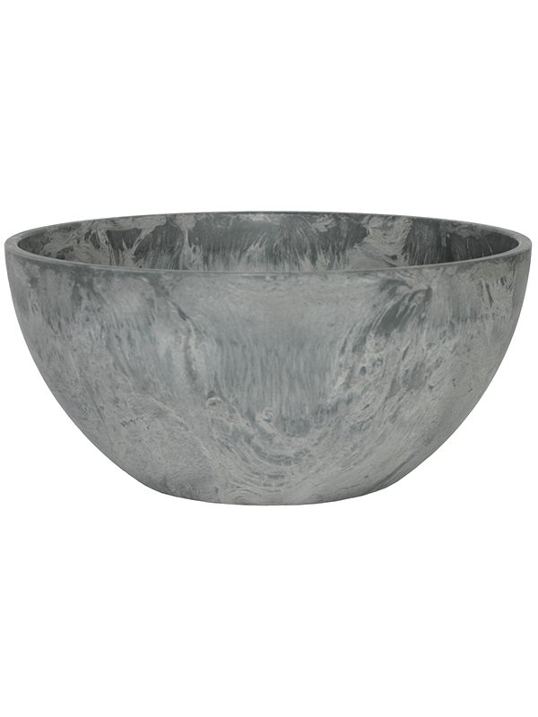 Artstone Plant Pot 12cm Height 14cm Dia Fiona Bowl Grey