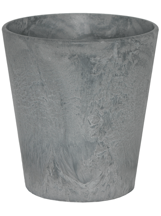 Artstone Plant Pot 14cm Height 12cm Dia Claire Pot Grey