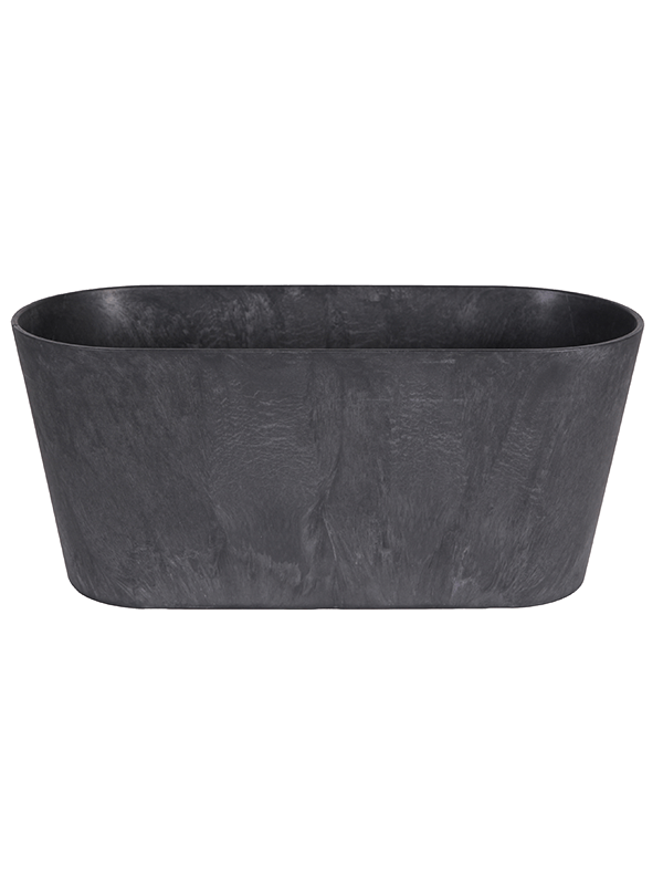 Artstone Plant Pot 17cm Height 15cm Dia Claire Balcony Black