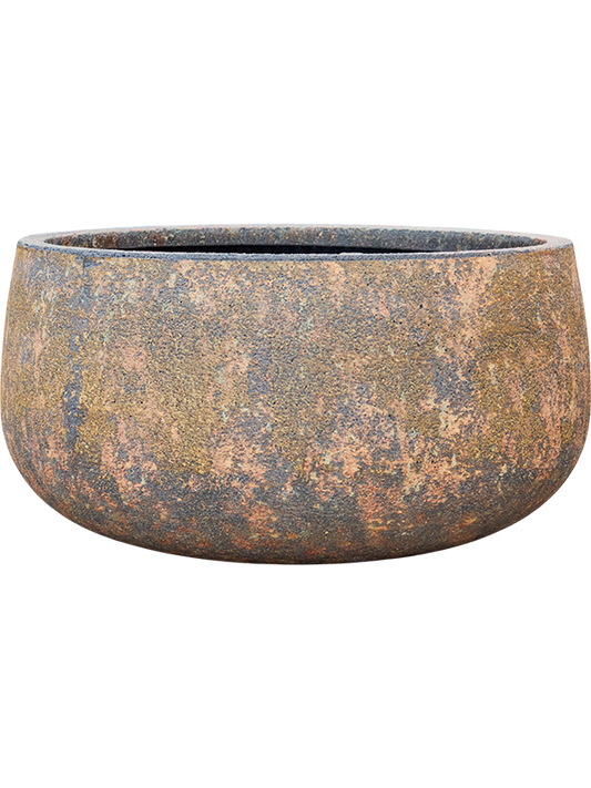 Baq Atlas Plant Pot 37cm Height 63cm Dia Bowl Brown