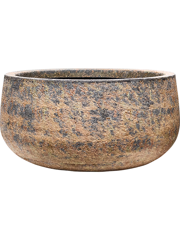 Baq Atlas Plant Pot 25cm Height 41cm Dia Bowl Brown