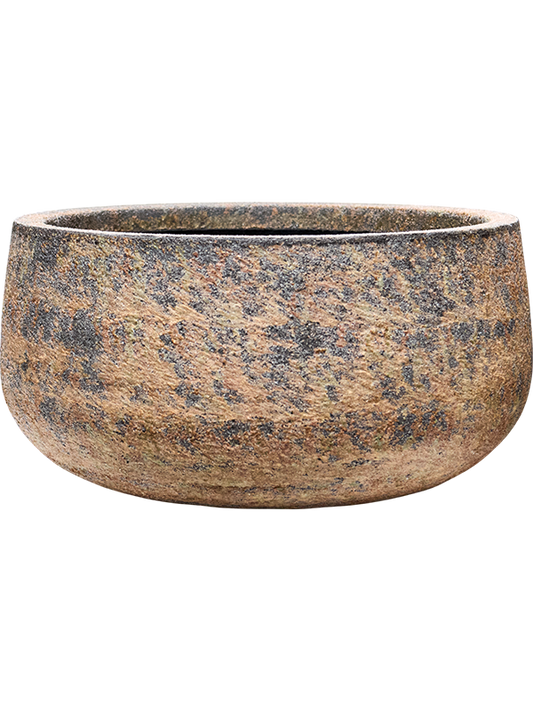 Baq Atlas Plant Pot 25cm Height 41cm Dia Bowl Brown